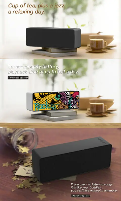 Портативный беспроводной Bluetooth Hi-Fi супербасы громкий стерео звук Doodle динамик с FM AUX TF Аудио