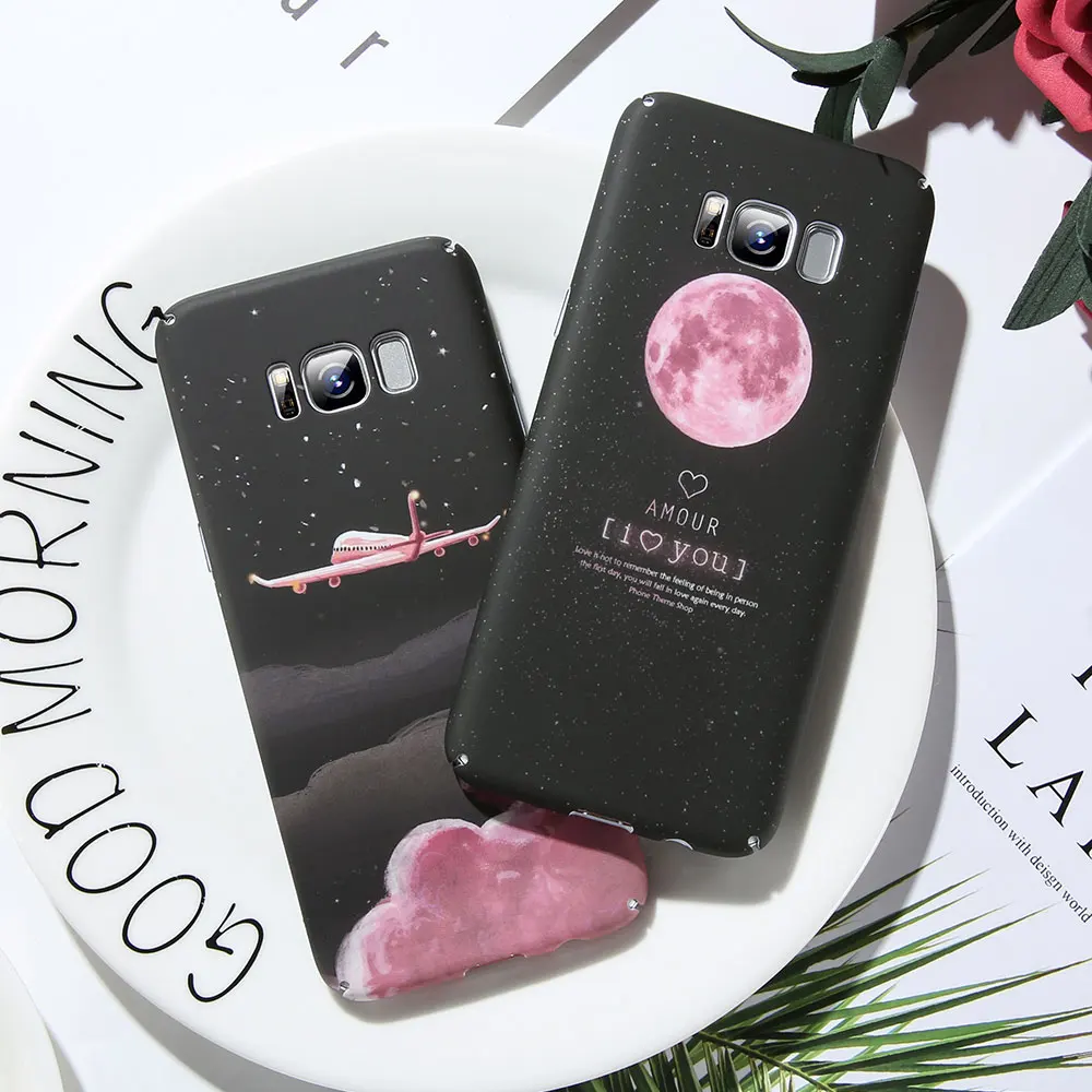 KISSCASE Phone Case For Samsung Galaxy S9 S8 plus S7 edge Note 8 9 A5 A3 A7 J3 2017 A6 A8 J8 2018 Hard Fundas Couple Cover Cases |