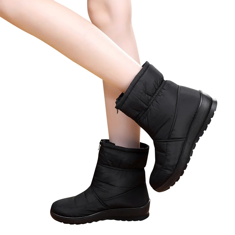 2019 New Snow Boots Women Winter Shoes Waterproof Short Ladies Non-slip Warm Plush Ankle Size 41 | Обувь