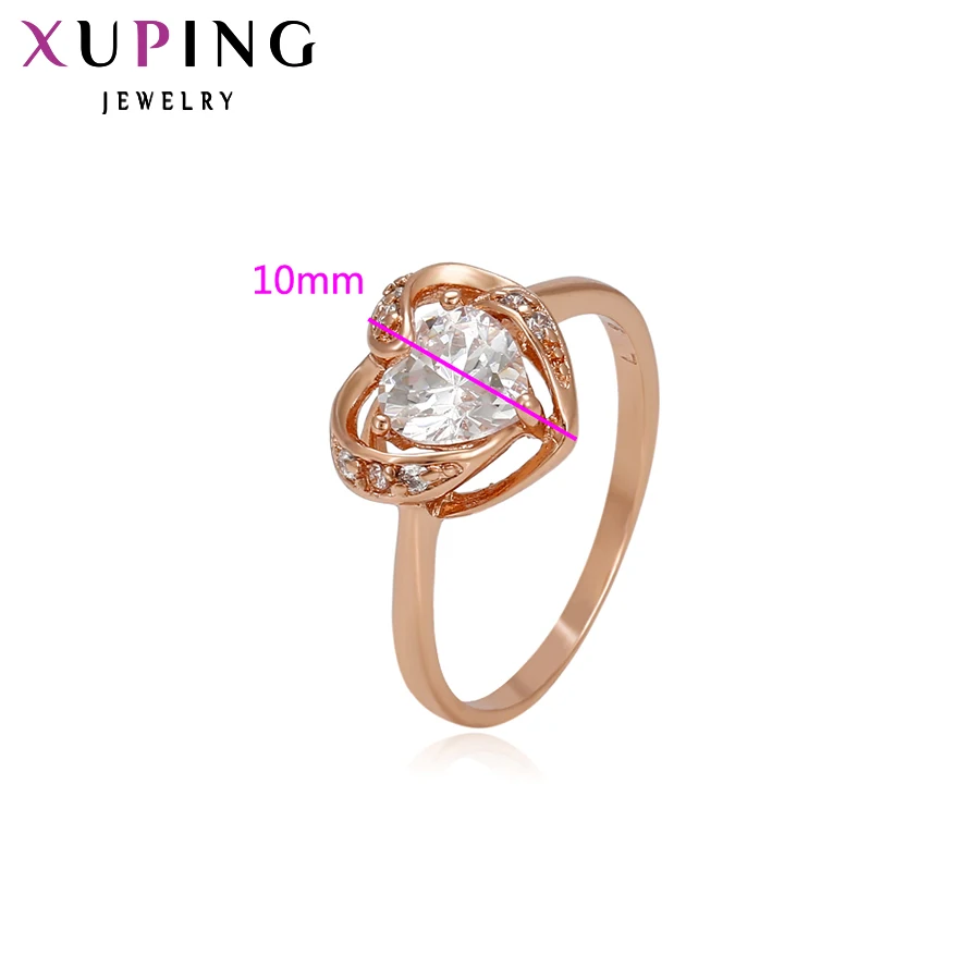 Xuping Fashion Ring Special Design Rings for Women High Quality Gold Color Plated Jewelry Christmas Gift 13372 | Украшения и
