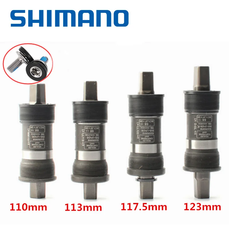 Shiman o каретка 68-110/117. 5/113/123 мм MTB велосипеда Hollowtech горный велосипед аксессуары Запчасти