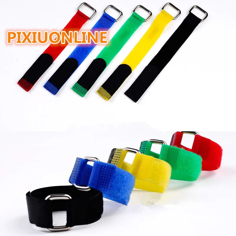 

2PCS YT1104B Strap 5 Colors Sell at a Loss Magic Tape Cable Tie With Buckle/hasp Wide 2 cm Length 80 cm Free Shipping