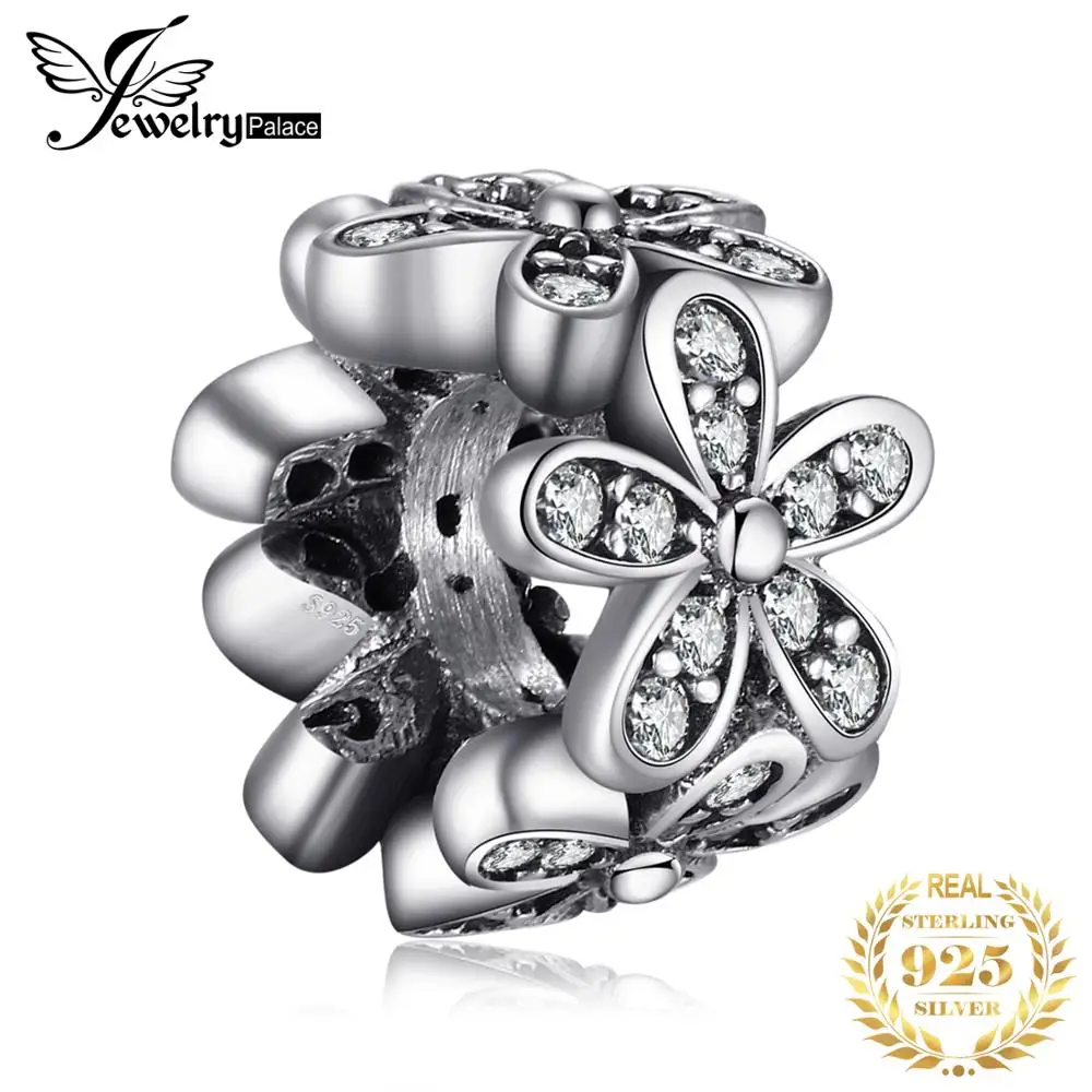 Jewelrypalace стерлингового серебра 925 ослепительно Dazies Spacer для Для женщин красивые