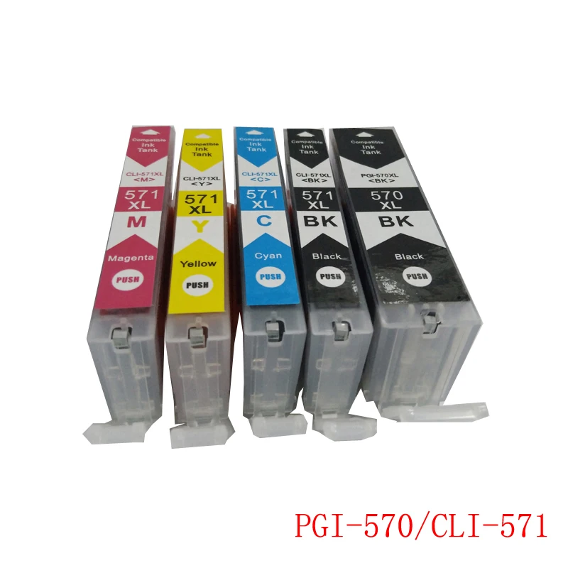 Vilaxh PGI 570 CLI 571 PGI570 чернильный картридж XL для Canon Pixma MG5750 MG5751 MG5752 MG6850 MG7750 MG6853 MG7753 TS5050