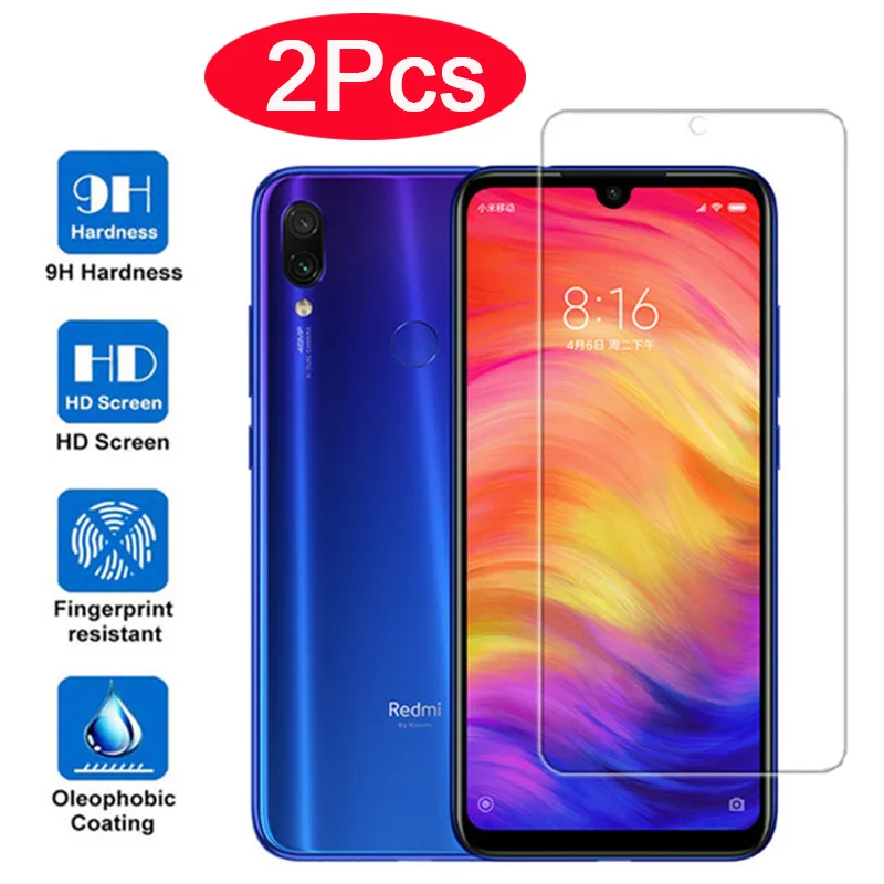 2 шт. закаленное стекло redmi note 7 pro Защитное стекло для экрана Защитная пленка Tremp on для xiaomi ksiomi note7 Стекло 9h