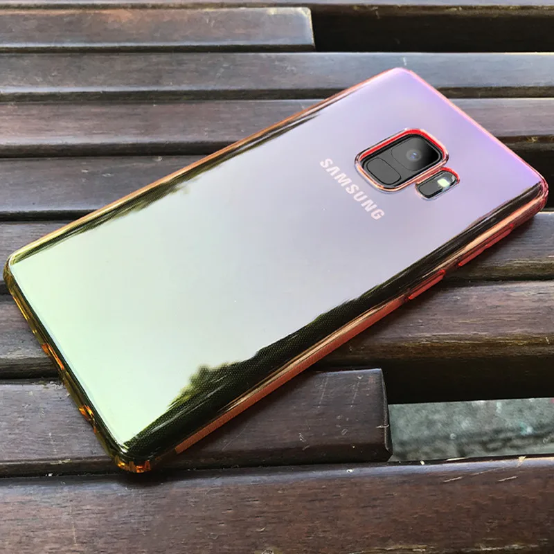 Gradient Colorful Cases For Samsung Galaxy S9 S8 Plus Note 8 A7 A5 A3 2017 Soft TPU Protective Shell |