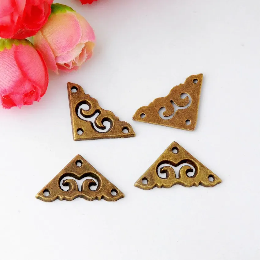 

Бесплатный фотоальбом, угловая защита для углов под давлением, защищает бронзовый цвет, металлический футляр, угловой край J2841