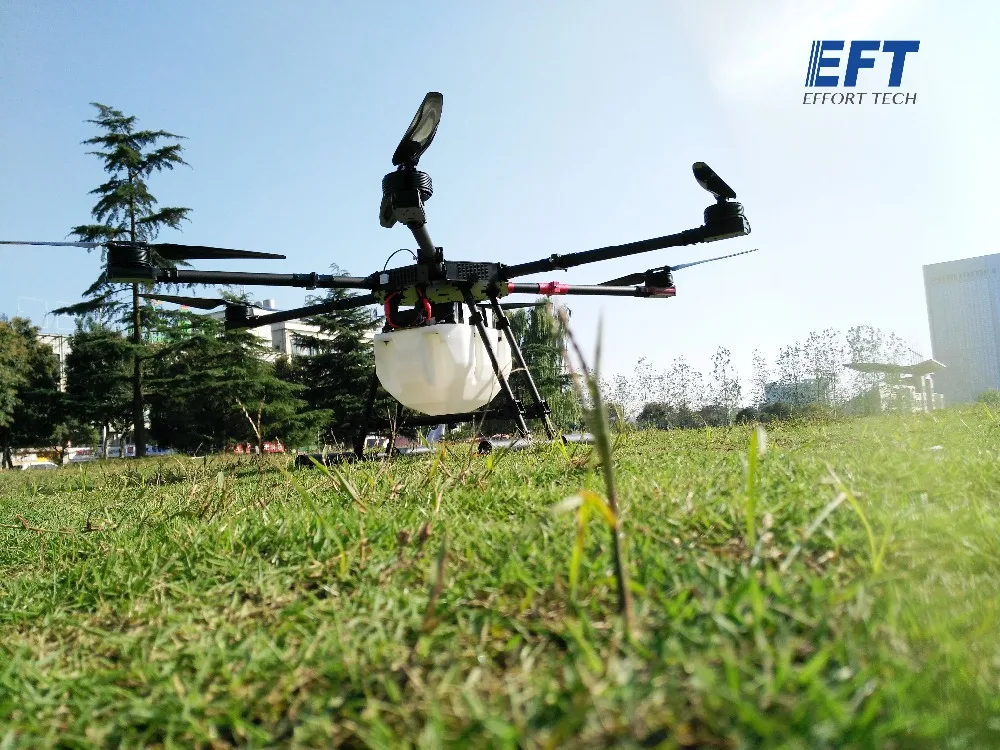 EFT DIY 15L сельскохозяйственный опрыскивающий Дрон летная платформа 1550 мм из