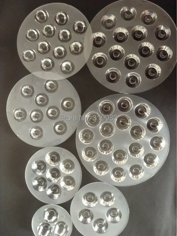 Светодиодный комбинированный объектив с чипом 2 шт. линзы 3 Вт 5 7 9 12 15 18 высокая