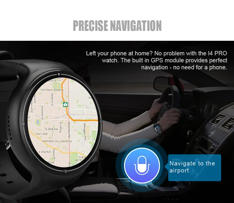 Смарт-часы Slimy I4 Pro, телефон MTK6580, Android 5,1, 3g, 2 ГБ/16 ГБ, gps, Bluetooth, умные часы PK VS115, для смартфонов на базе Android IOS