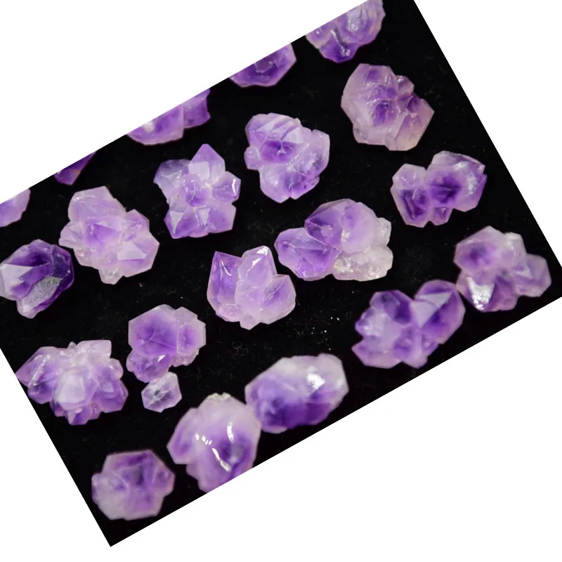 

16pcs Natural Amethyst Clear Point Crystal Healing Stone pedras naturais e minerais for Wedding Decoration