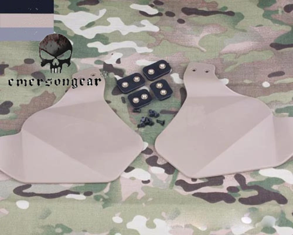 Emerson Tactical Side Cover for FAST Airsoft Helmet Rail Black/DE/FG Color BD5667 | Спорт и развлечения