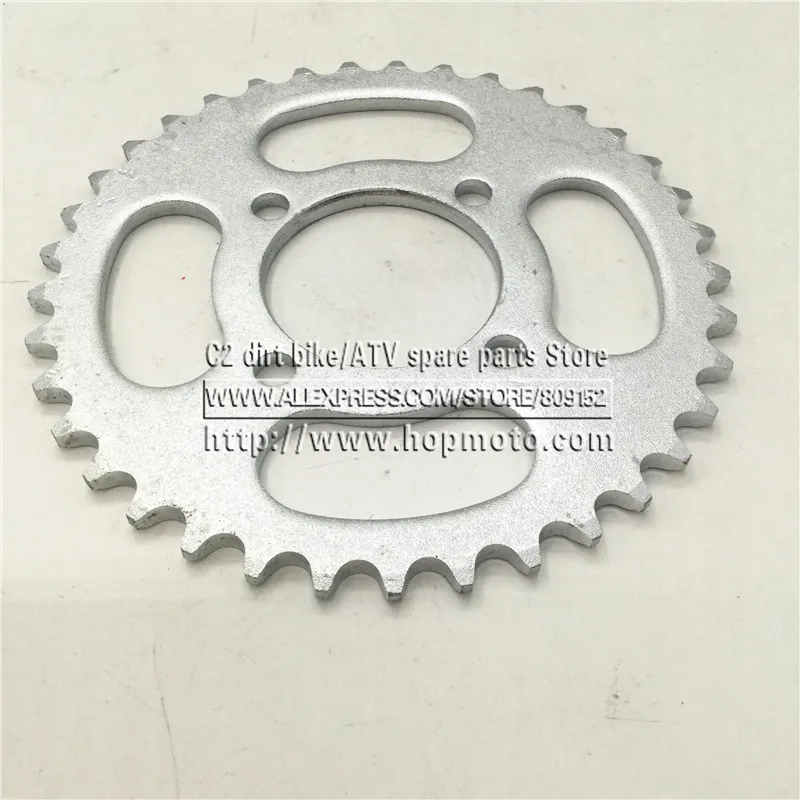 

Задняя звездочка цепи #420, 37 зубьев, 53 мм, редукторный ротор с центральным отверстием для кроссового мотоцикла, внедорожника, мотоцикла, запч...