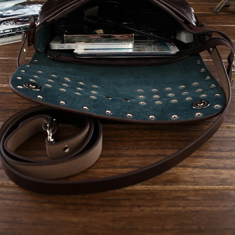 Лидер продаж 2018 Брендовая женская сумка с заклепками на плечо женские сумки