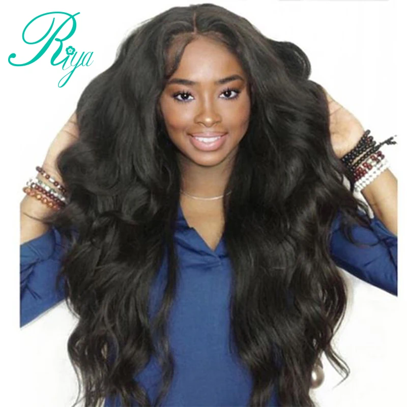 Бразильские объемные волнистые парики из человеческих волос для женщин 250%