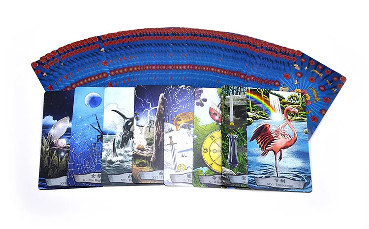 Новое животное тотем настольная игра Карты Таро Высокое качество бумаги 78 шт