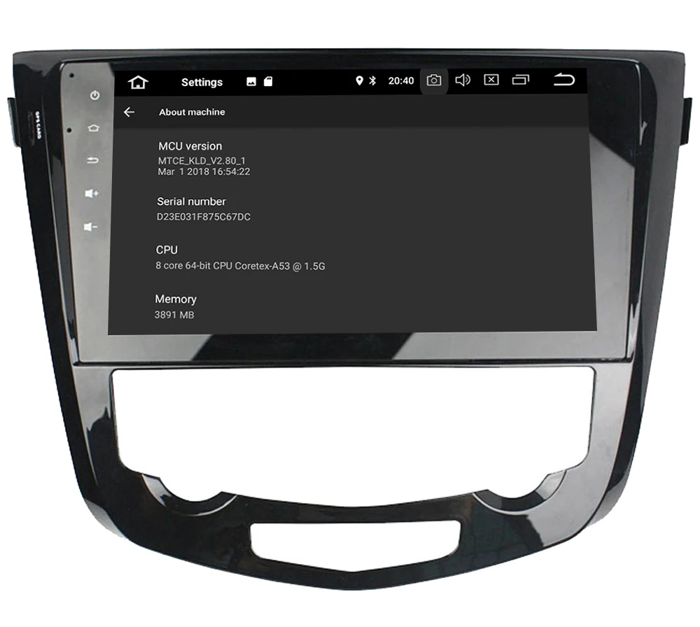 KLYDE 10," 4 г Octa Core Android 8 7,1 4 Гб+ 32 ГБ Автомобильный DVD мультимедийный плеер для Nissan Qashqai X-Trail на 2013