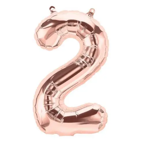 F rose gold 2 1 шт. 40 дюймов Шампань розовое золото Воздушные шары из фольги в виде цифр Свадьба День Рождения Декор гелиевые глобусы цифра ребенок свадебный душ подарок игрушка - Цвет: F rose gold 2