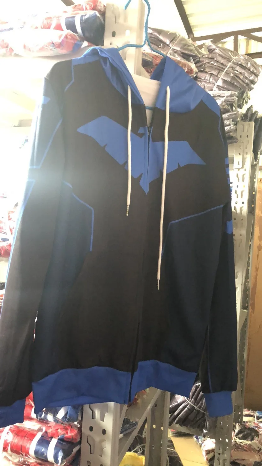 Nightwing кофты Косплэй костюм DC 3D Толстовка с принтом кардиган свитер тапочки в виде