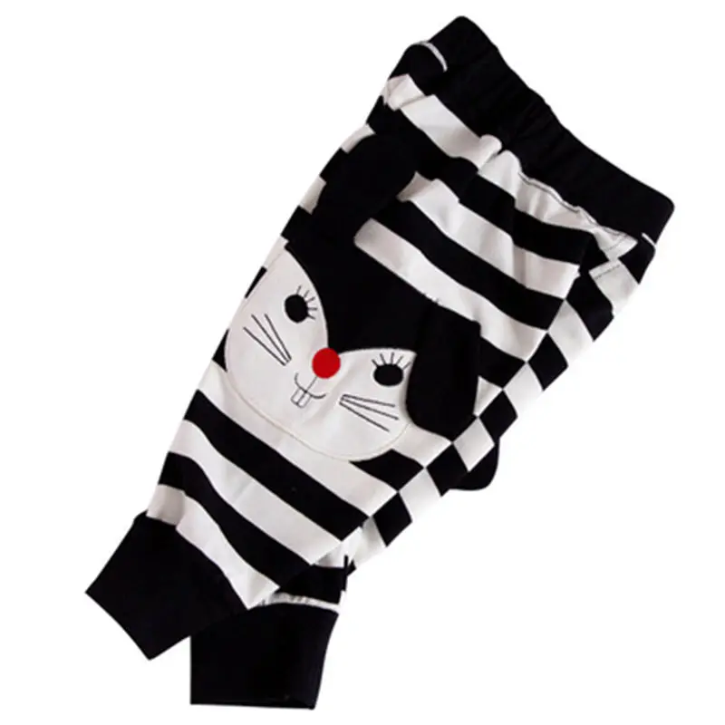 6 Hot Autumn New Korean Version Pants Cotton Stripe Unisex Baby Boys Girls Pants Big Butt Children's Pants Thickening Baby - Цвет: 6