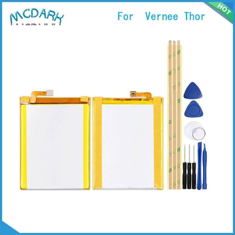 Mcdark 2800mAh Аккумуляторы высокой производительности Батарея для Vernee Тор SD435774PE