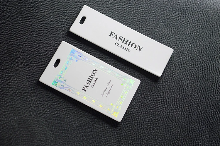 OEM логотип на заказ брендовая одежда напечатанная бумажная ценная бирка для