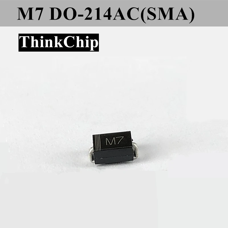 (100 шт.) 1N4007 SMA выпрямительный диод 1A 1000V (маркировка M7)|Инструменты для кабеля| |