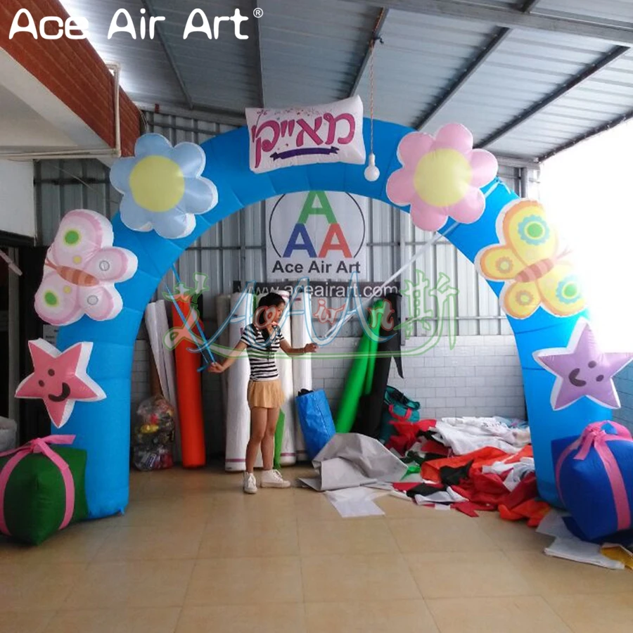 Памятная декоративная АРКА надувная Свадебная рекламная входные ворота с