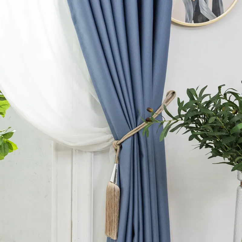 Новинка лета 2019 модные ювелирные изделия синие Роскошные Имитация шелка серии