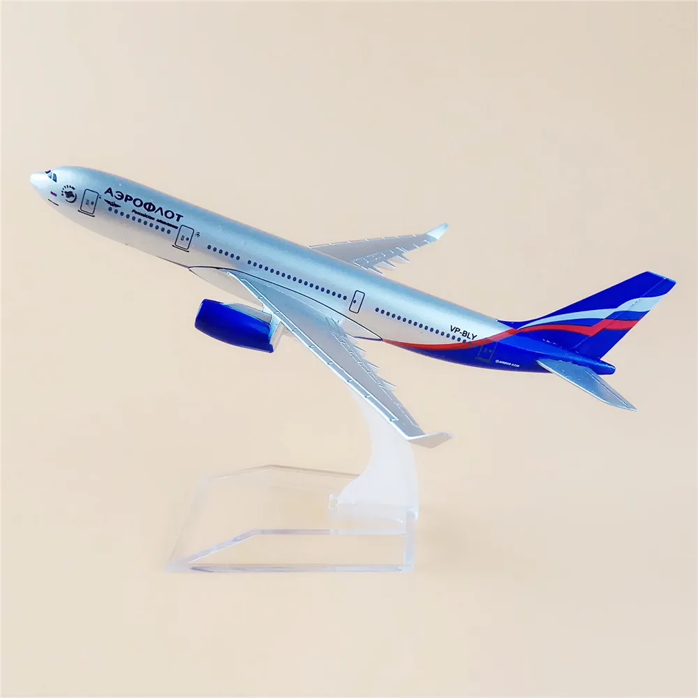 16 см Российские авиалинии Аэробус 330 A330 Воздушный самолет модель самолета сплав