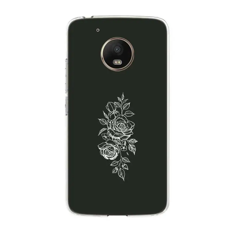 Силиконовый чехол-накладка Lotus Flower для Motorola MOTO G5 G5S G6 E4 E5 Plus G4 Play |