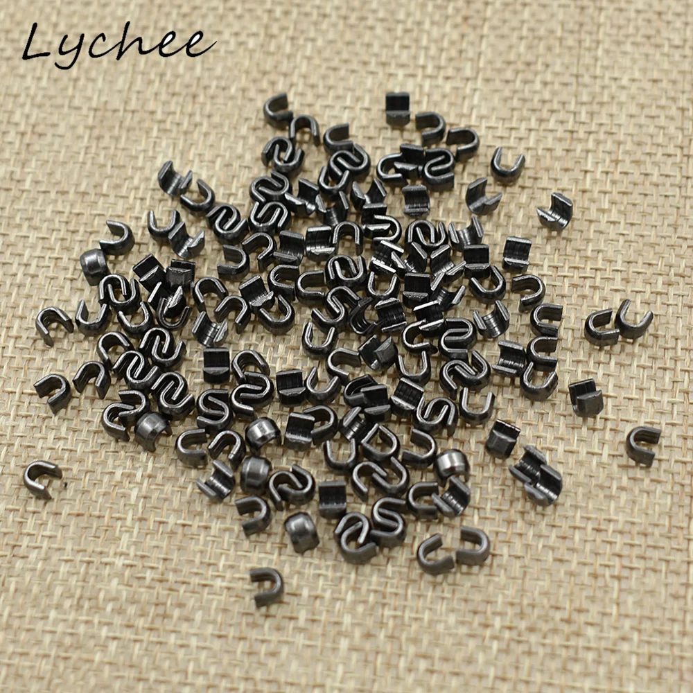 Lychee 150 шт. 5 # Высокое качество U образная металлическая застежка молния DIY Швейные