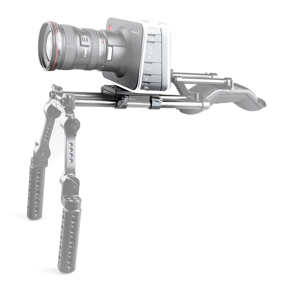 SmallRig Dslr камера с Двойным Зажимом 15 мм рельсовый БЛОК Поддержка быстрого