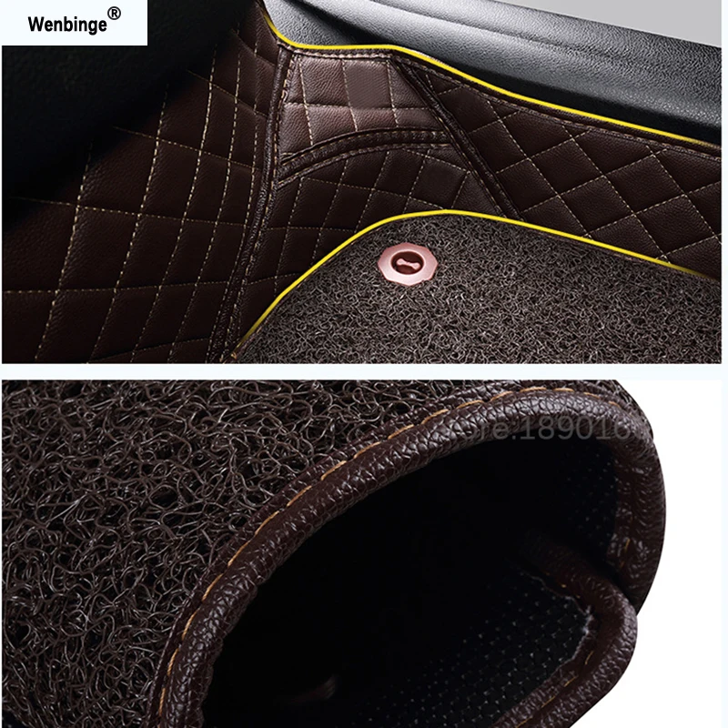 

Wenbinge car floor mats for BMW e30 e34 e36 e39 e46 e60 e90 f10 f30 x1 x3 x4 x5 x6 1/2/3/4/5/6/7 car accessorie styling foot mat