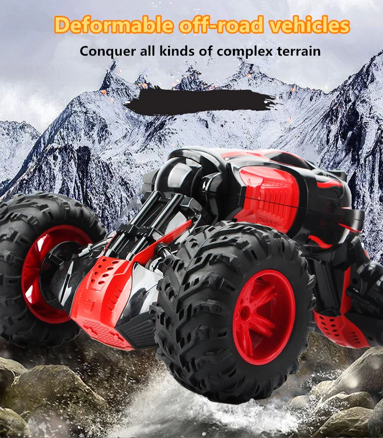 1/12 RC автомобиль 4WD деформация холм подвижная автомобильная 4X4 мотор управляемый большой скутер зарядка с дистанционным управлением внедорожный автомобиль игрушка