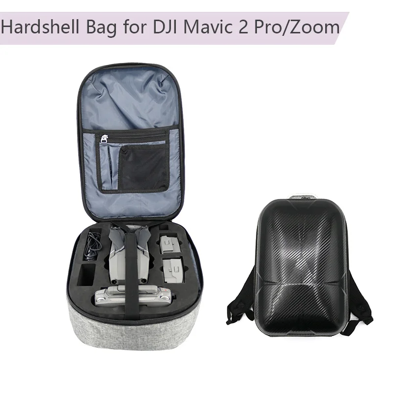 Новый Mavic 2 рюкзак для переноски углеродного волокна Hardshell сумка DJI Pro/зум Drone Box на