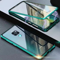 huawei mate 20 pro magnetic case p30 lite 360 frontback double sided tempered glass case for huawei p20 p30 pro metal bumper