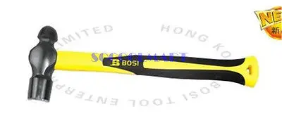 1 шт. инструмент BOSI 45 # сталь 5 P волоконная ручка шариковый молоток с ручкой TPR|hammer