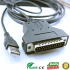 Кабель-адаптер Silabs cp210x USB UART Bridge Chip USB2.0 RS232 db25 для последовательного принтера штрих-кодов
