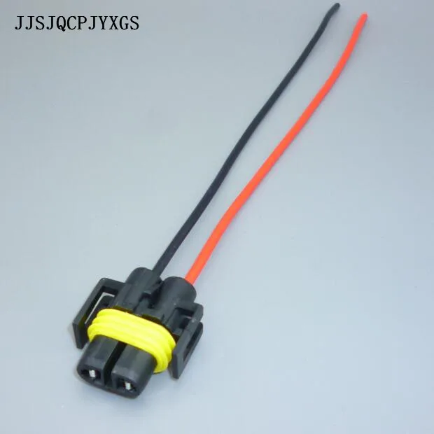 

JJSJQCPJYXGS H8 H11 Female Wiring Harness Socket Car Auto Wire Connector Cable Plug For HID LED Headlight Fog Light Lamp Bulb