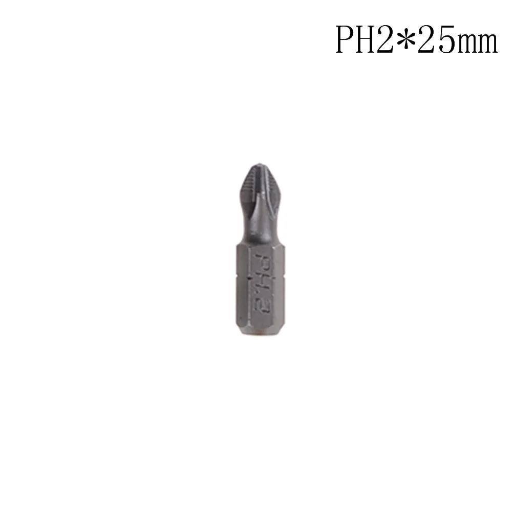 25mm PH2 противоскользящая электрическая отвертка Набор бит шестнадцатеричный хвостовик 25 мм 50 мм 65 мм 70 мм 90 мм 127 мм 150 мм Новинка - Цвет: 25mm