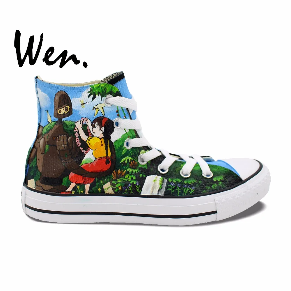 Женские и мужские парусиновые кроссовки Wen дизайнерские ручной работы в стиле