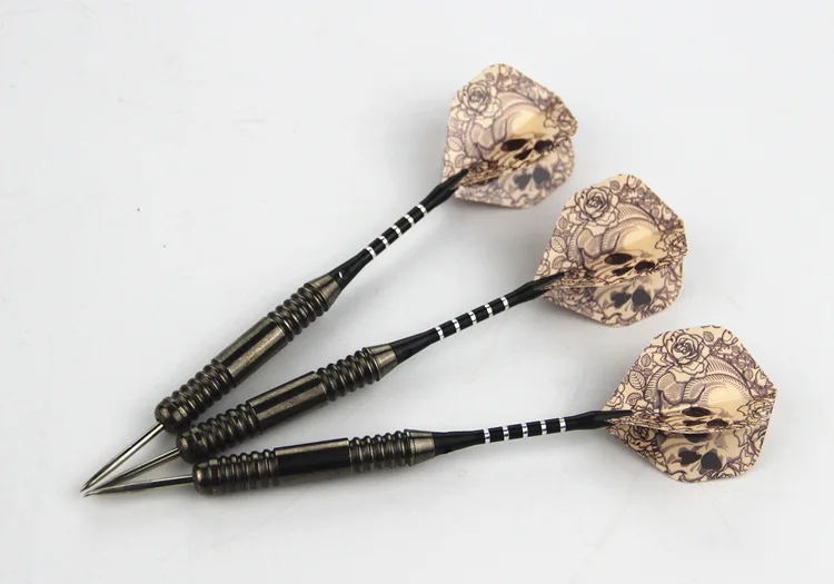 6 pcs Professional White/Bronze Darts 25g Steel Tip with Iron Copper Barrel for Indoor Game Sports | Спорт и развлечения