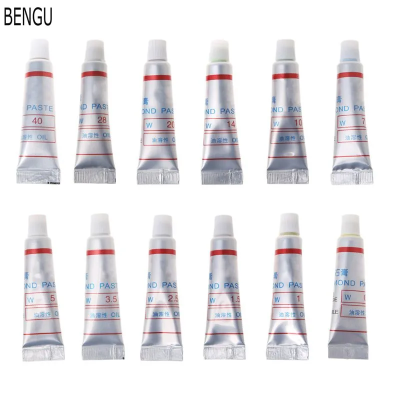 2 шт. Алмазная абразивная паста смесь микрон Стекло Металл Полировка