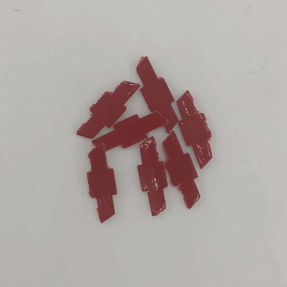 2 шт./лот Размер 18X6mm пульт дистанционного управления брелок для ключей значок