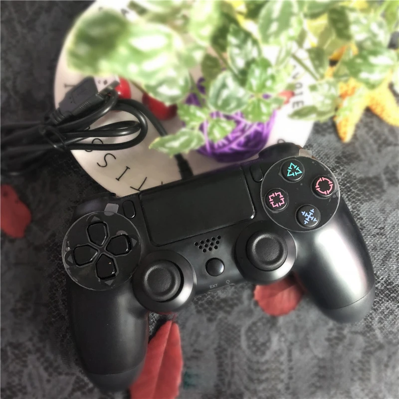 2 шт. Dualshock 4 проводной джойстик usb для PS4 PRO геймпад двойной шок консоль Playstation PS3 PC |