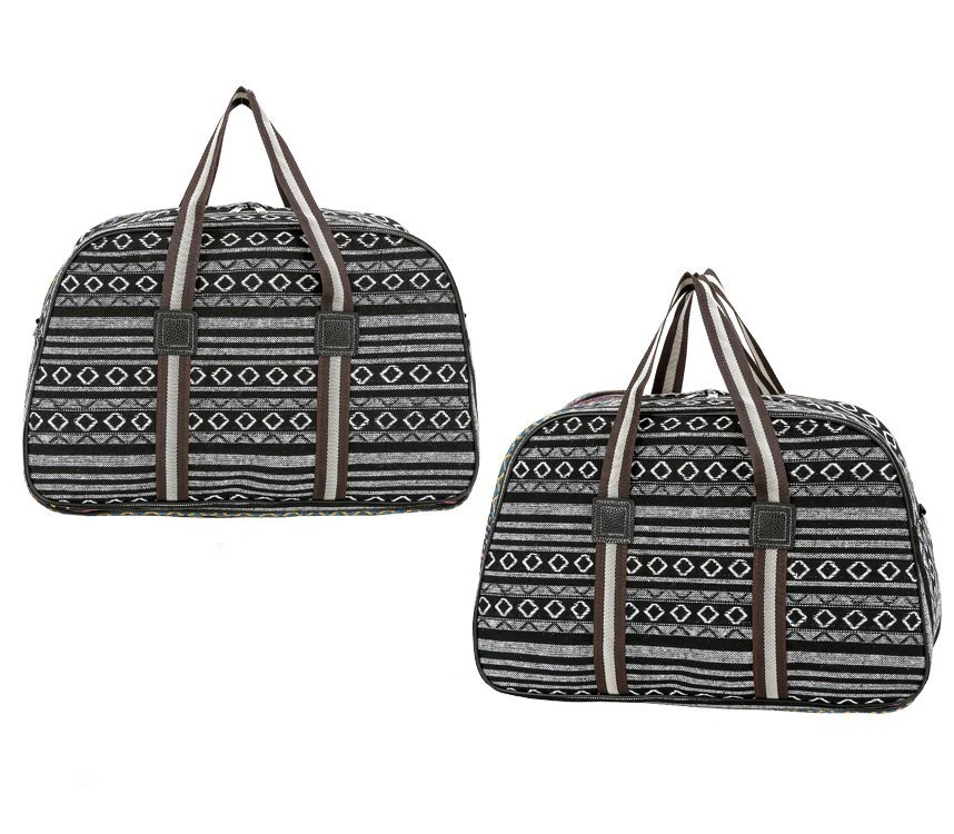 Wobag модная мужская дорожная сумка женская Большая вместительная сумка для хранения цветная полоса короткий светильник для багажа