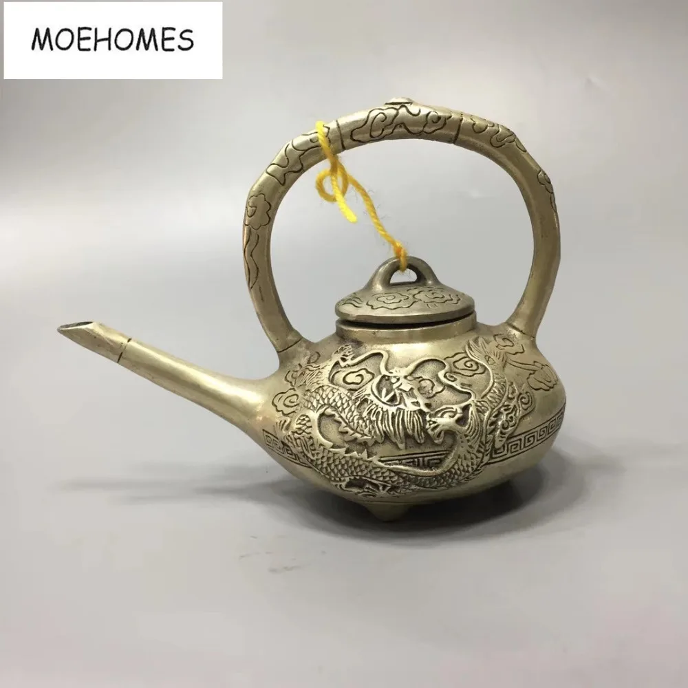Moehome Китай коллекционный домашний декор старинная фотография 3 фута Дракон узор