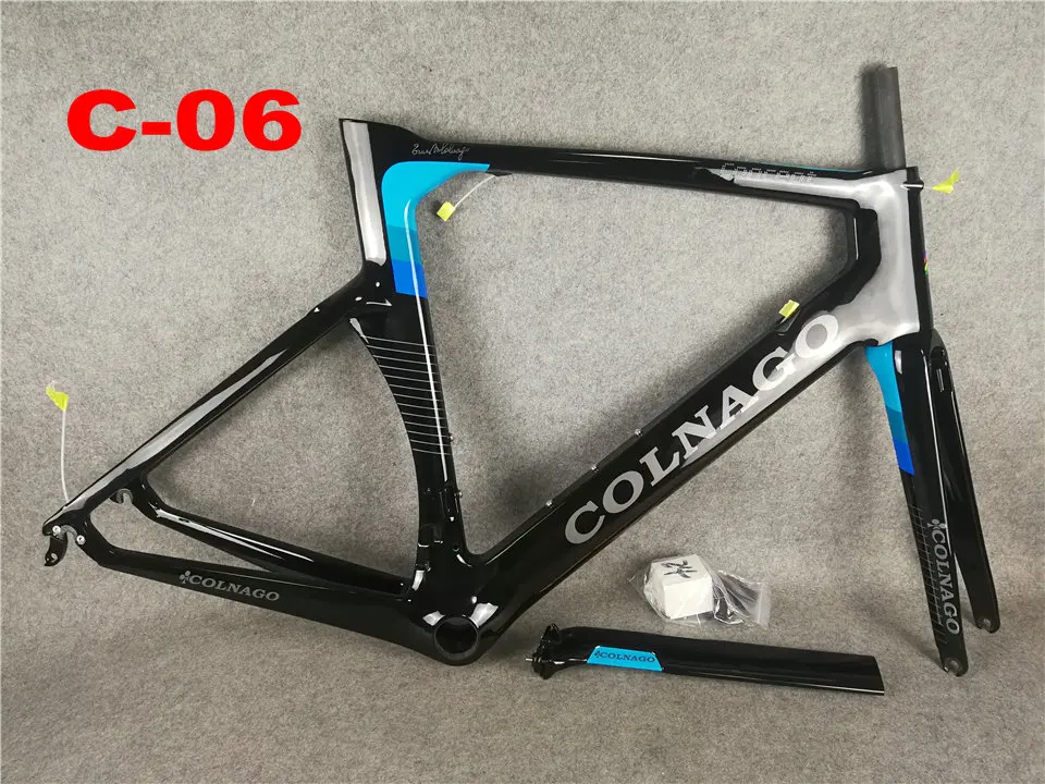 T1000 BOB черный на черной карбоновой раме Colnago, велосипедная углеродная рама XS/S/M/L/XL