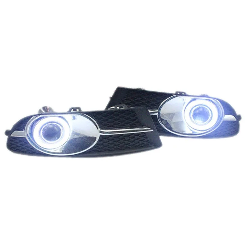 

For Buick Verano 2009~2016 3-in-1 White Angel Eyes DRL Yellow Signal Light H11 Halogen / Xenon E13 Fog Lights Projector Lens